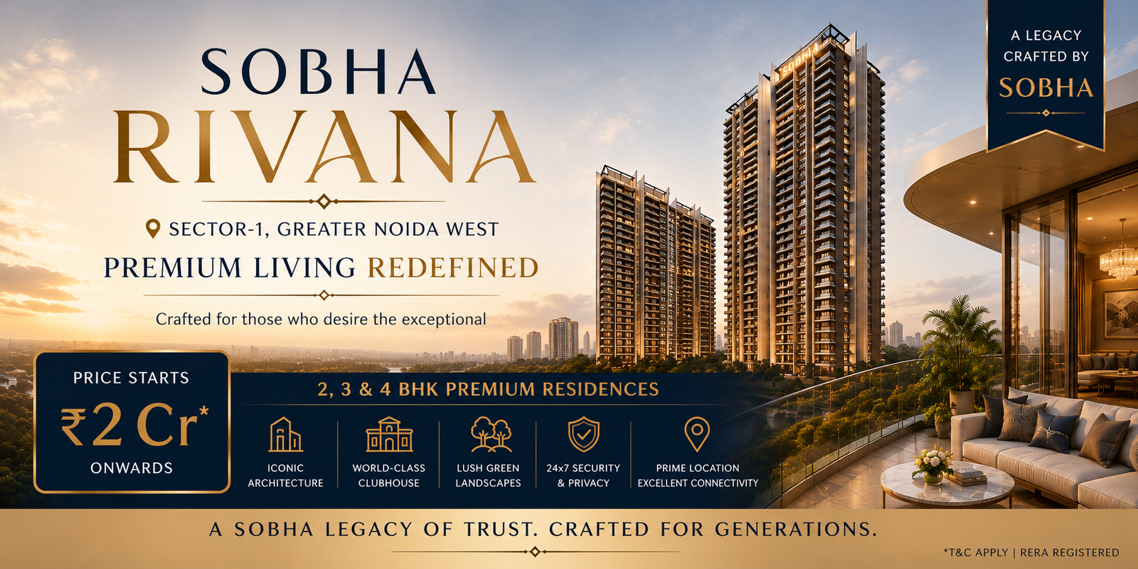 Sobha Rivana Banner