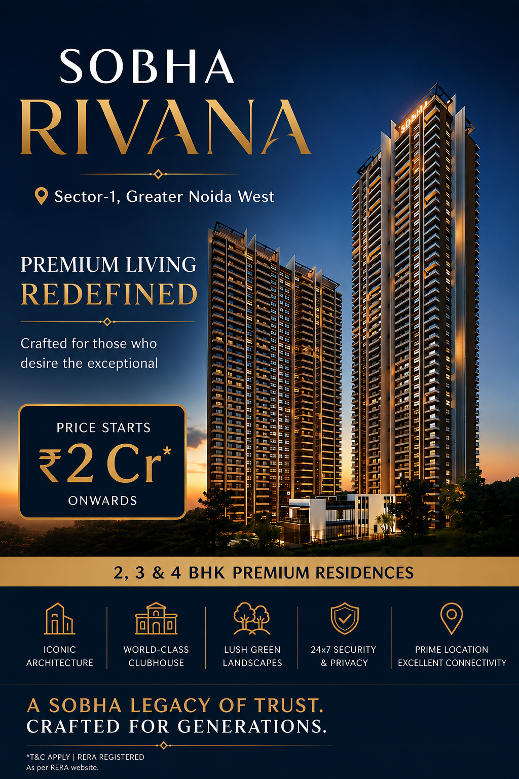 Sobha Rivana Mobile Banner